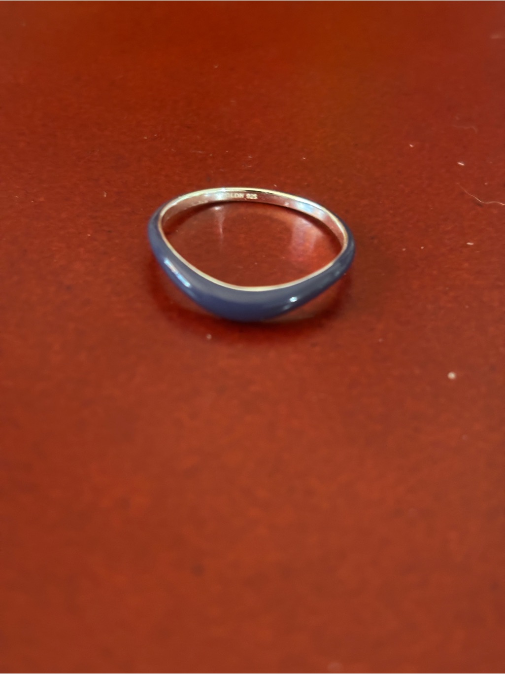 Gldn Aura Enamel Ring, Midnight (Sep) — image 3 of 4